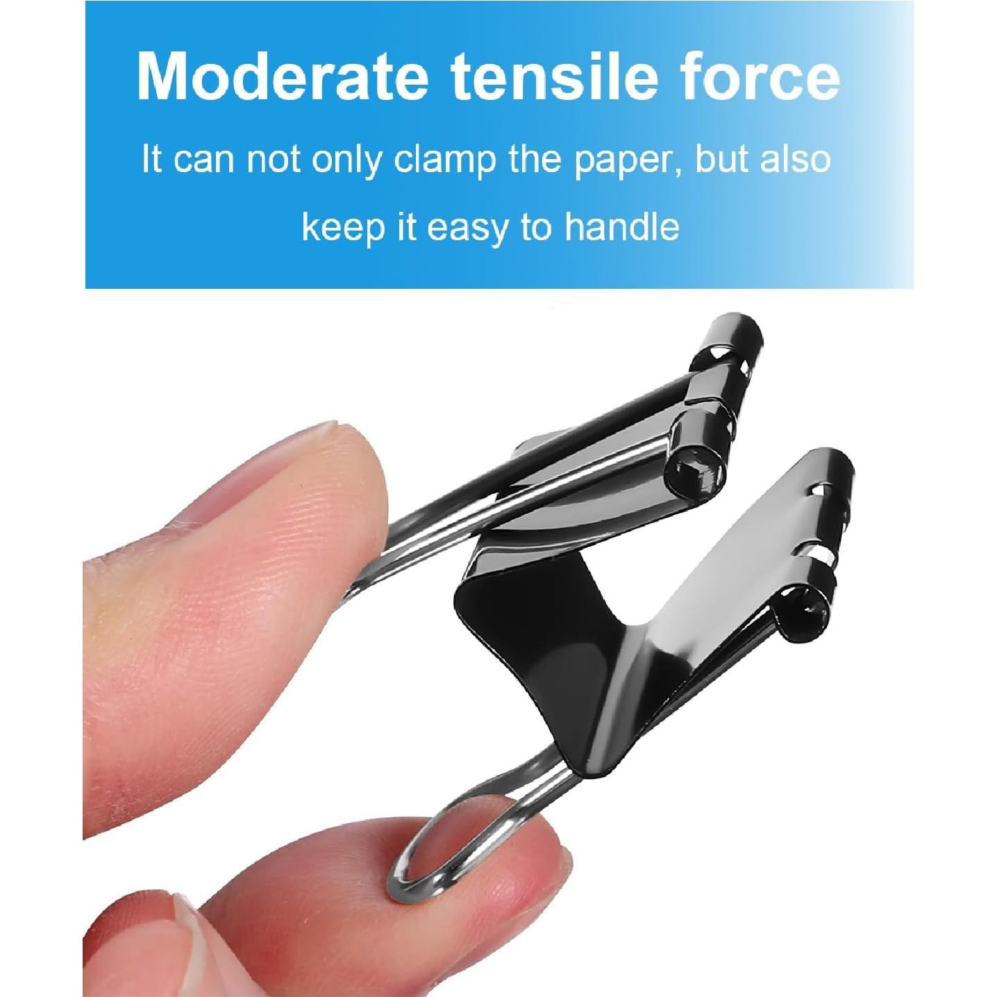 Juego de 340 Clips de Papel y Carpetas HIQU - Variados