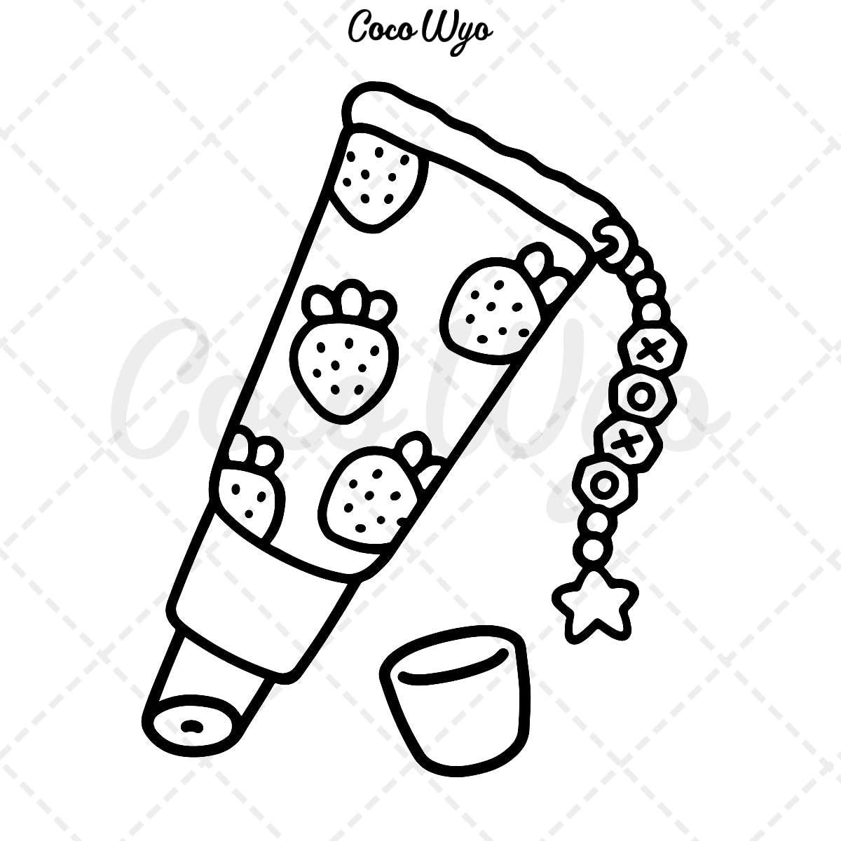 Glow Cosmetics: Coloring Book for Adults and Kids, Bold and Easy, Simple and Big Designs for Relaxation Featuring Cosmetic Items, Makeup, and Skincare Products (Bold & Easy Coloring)