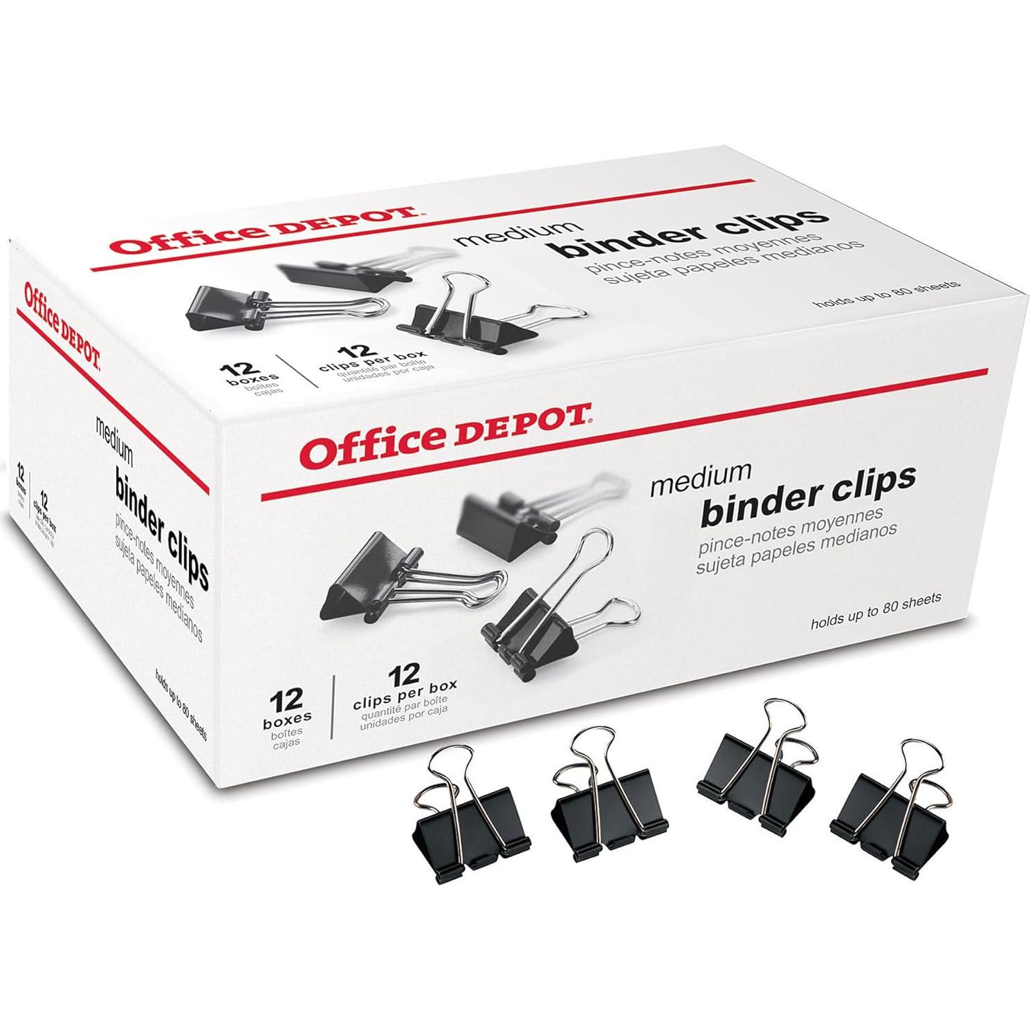 Grapas de Oficina Depot Medianas 1.25" (3.18cm) Caja 12