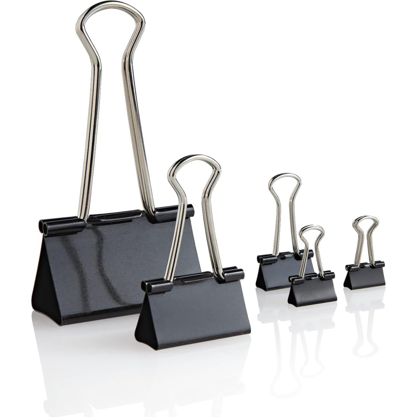 Clip de Oficina Office Depot Grande 5.08 cm Negro Caja 48