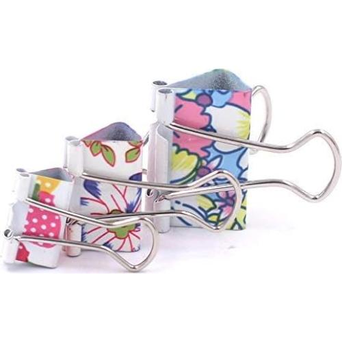 Paquete de 50 Clips de Binder Z ZICOME Coloridos Variados