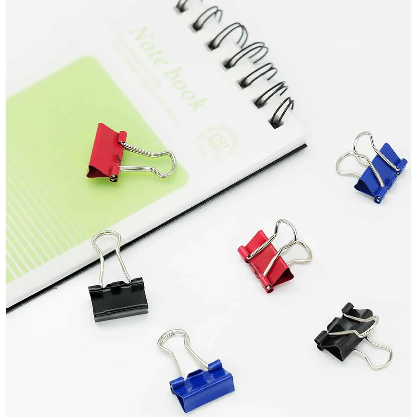 36 Clips de Carpeta de Colores Ykimok 15mm - Oficina y Manualidades