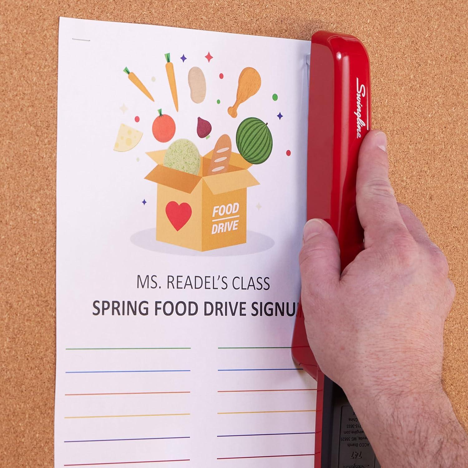 Grapadora de Oficina Swingline 747, Metal, Rojo, 30 Hojas