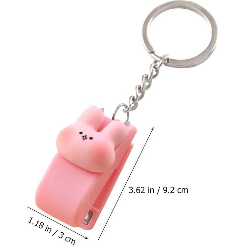 5 Mini Grapadoras Portátiles Tofficu con Llavero - Animales