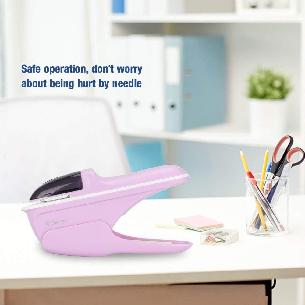 Engrapadora Sin Grapas Tomotato Mini Púrpura para Papel