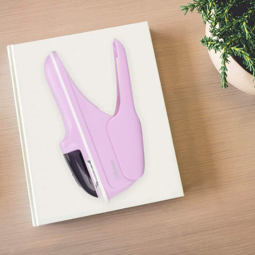 Engrapadora Sin Grapas Tomotato Mini Púrpura para Papel