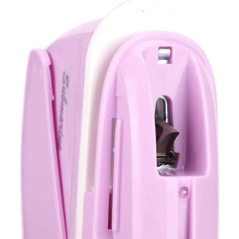 Engrapadora Sin Grapas Tomotato Mini Púrpura para Papel