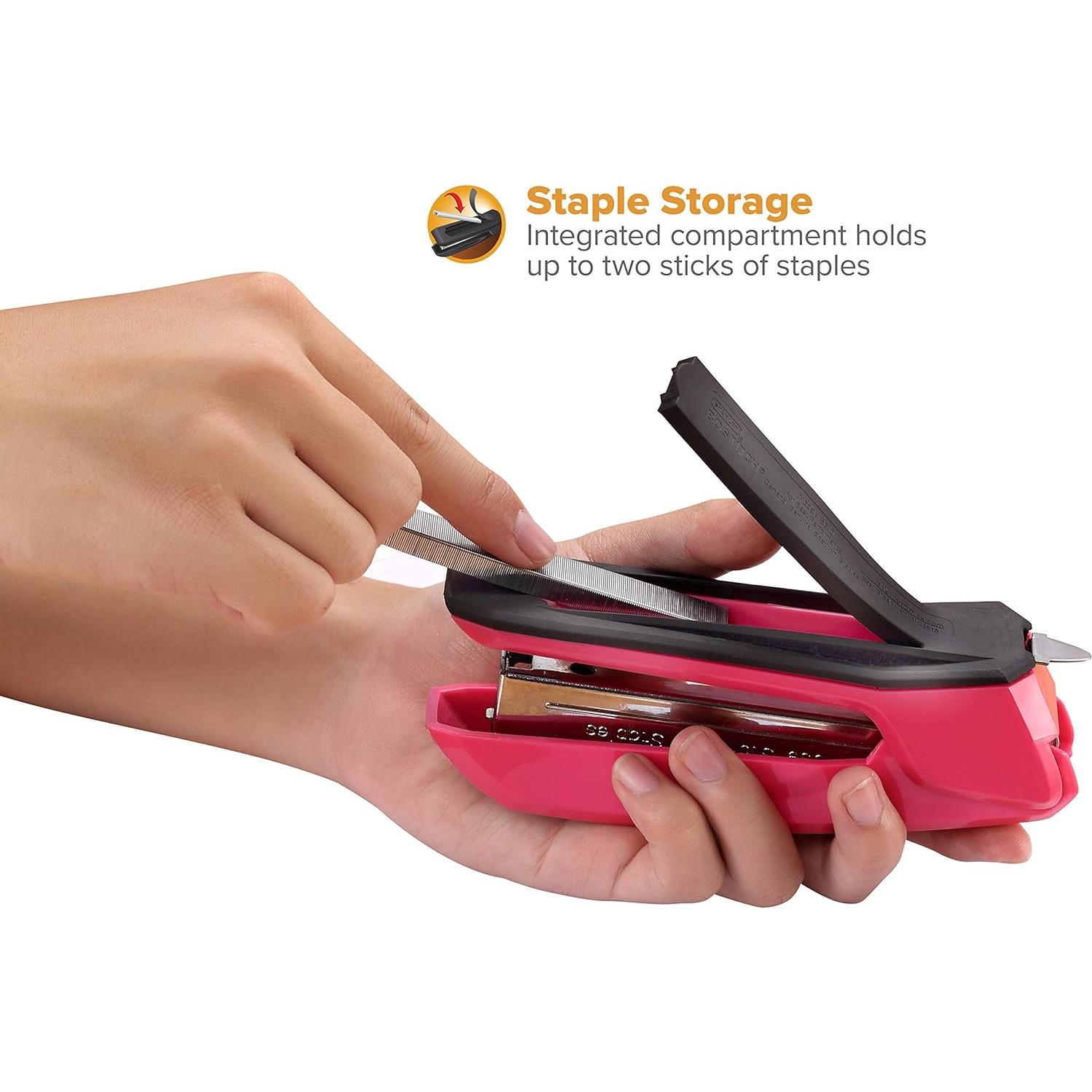 Grapadora Bostitch B210R-PINK 3 en 1 Rosa con 420 Grapas