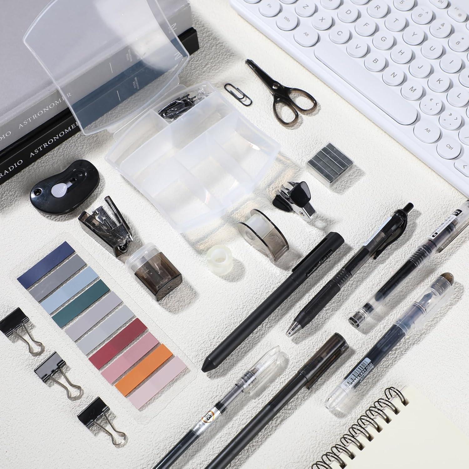 Kit de Suministros de Oficina Colarr - Grapadora, Tijeras y Más