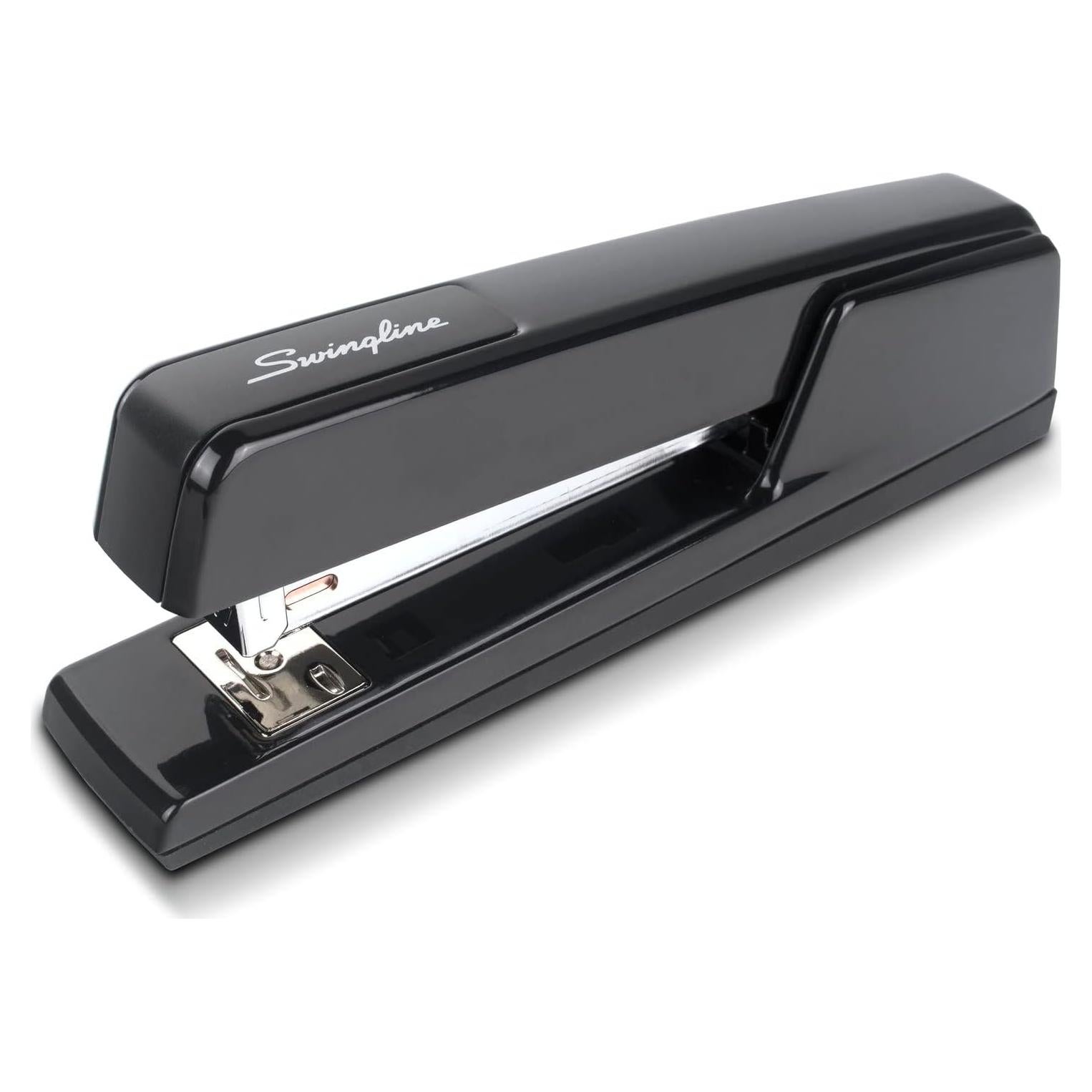 Grapadora Swingline 747 Metálica Negra 30 Hojas Sin Atascos