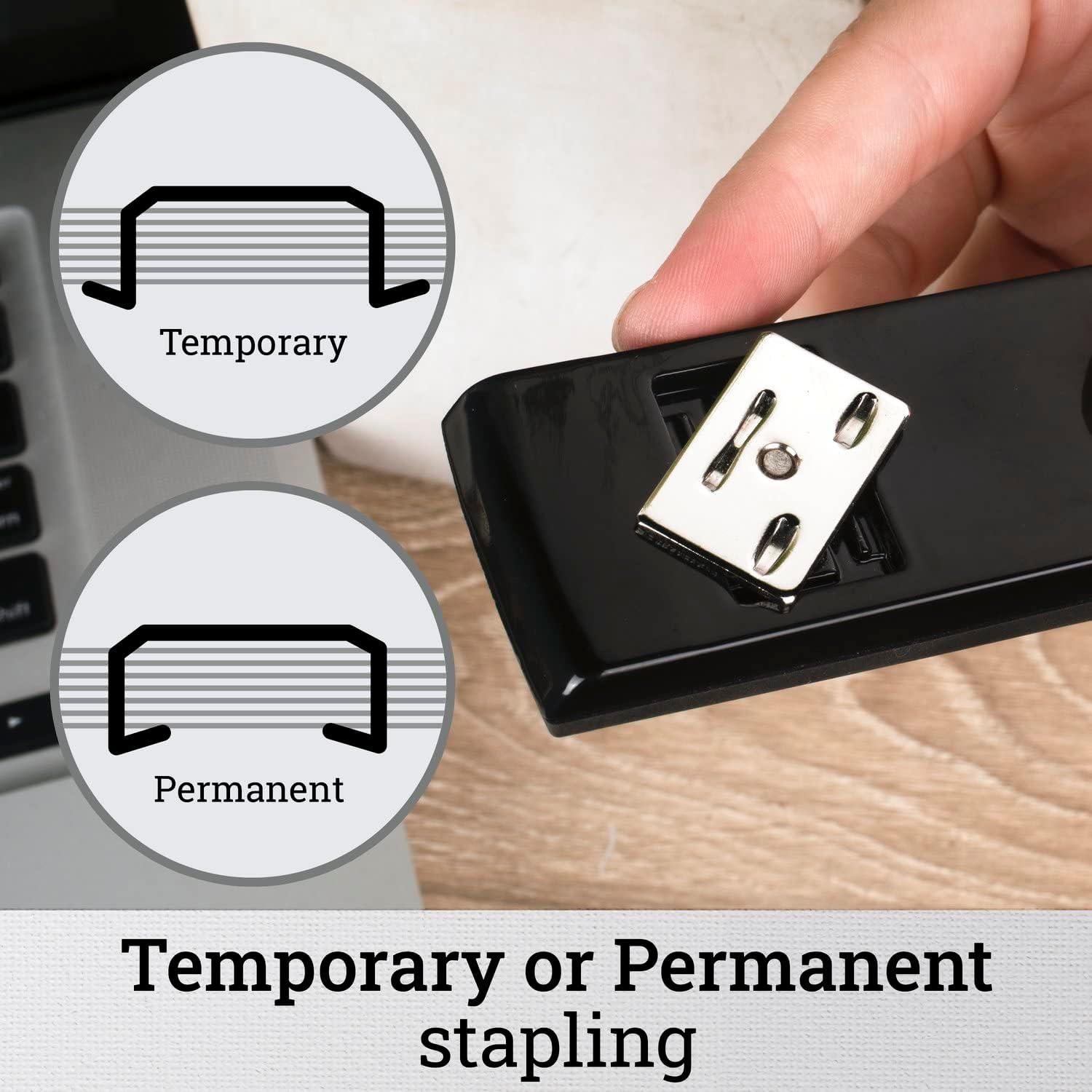 Grapadora Swingline 747 Metálica Negra 30 Hojas Sin Atascos