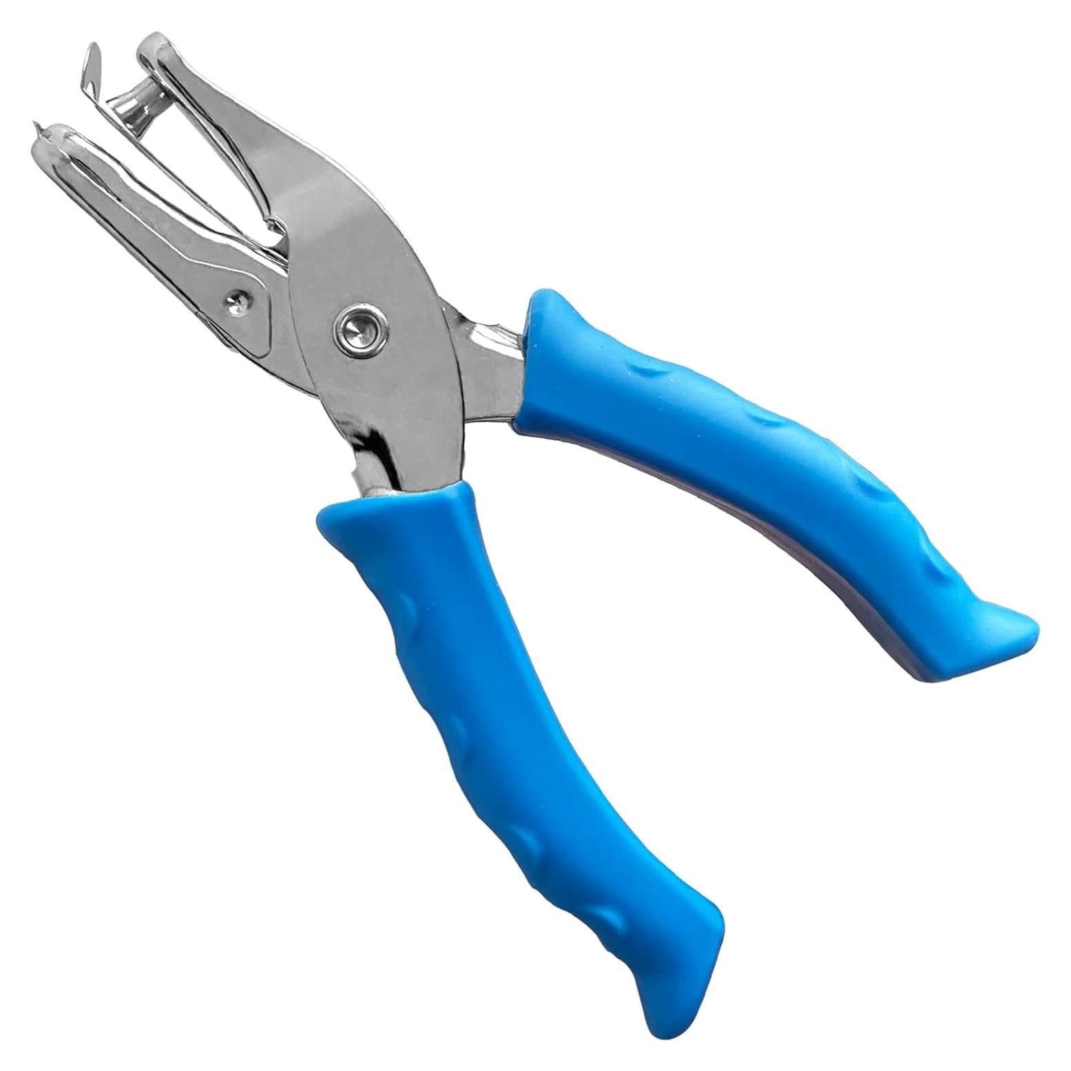 Perforadora de Papel MECHEER 1 Orificio 6.35 mm Azul