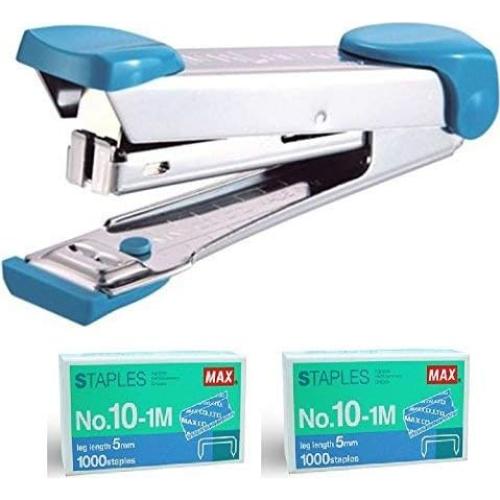 Grapadora Max HD-10 con 4000 Grapas - Ideal Oficina y Hogar