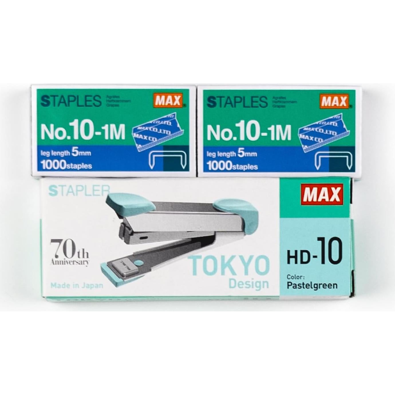 Grapadora Max HD-10 con 4000 Grapas - Ideal Oficina y Hogar
