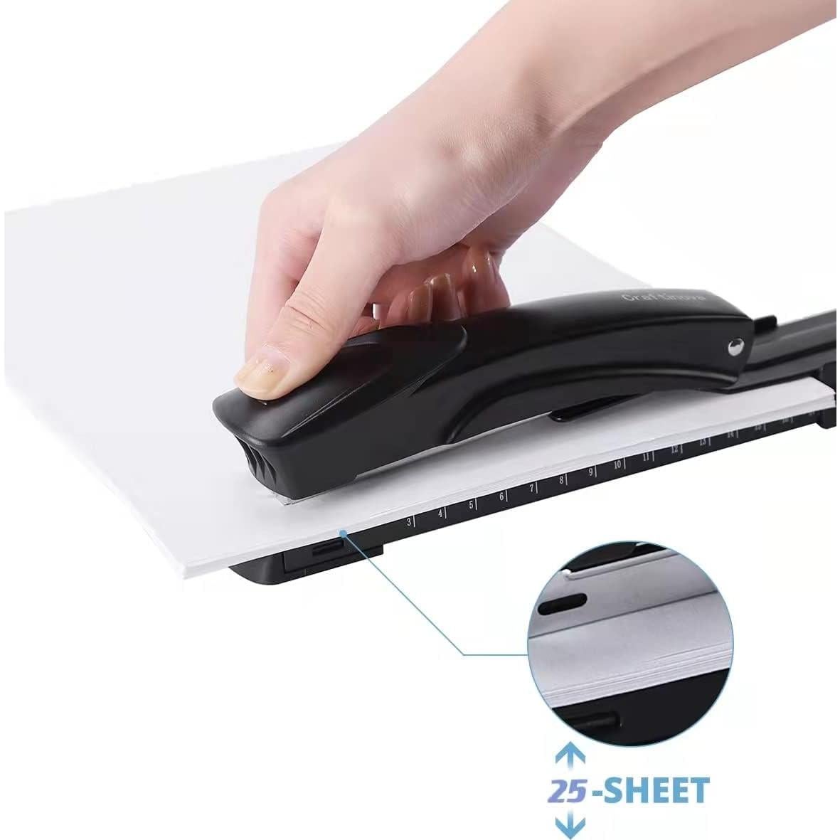 Grapadora de Largo Alcance Craftinova 3351L Negra 25 Hojas