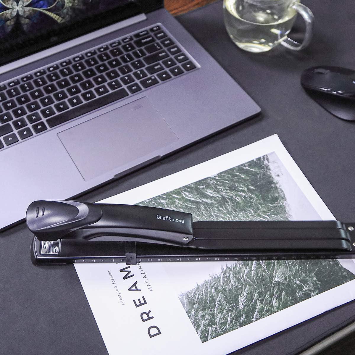 Grapadora de Largo Alcance Craftinova 3351L Negra 25 Hojas