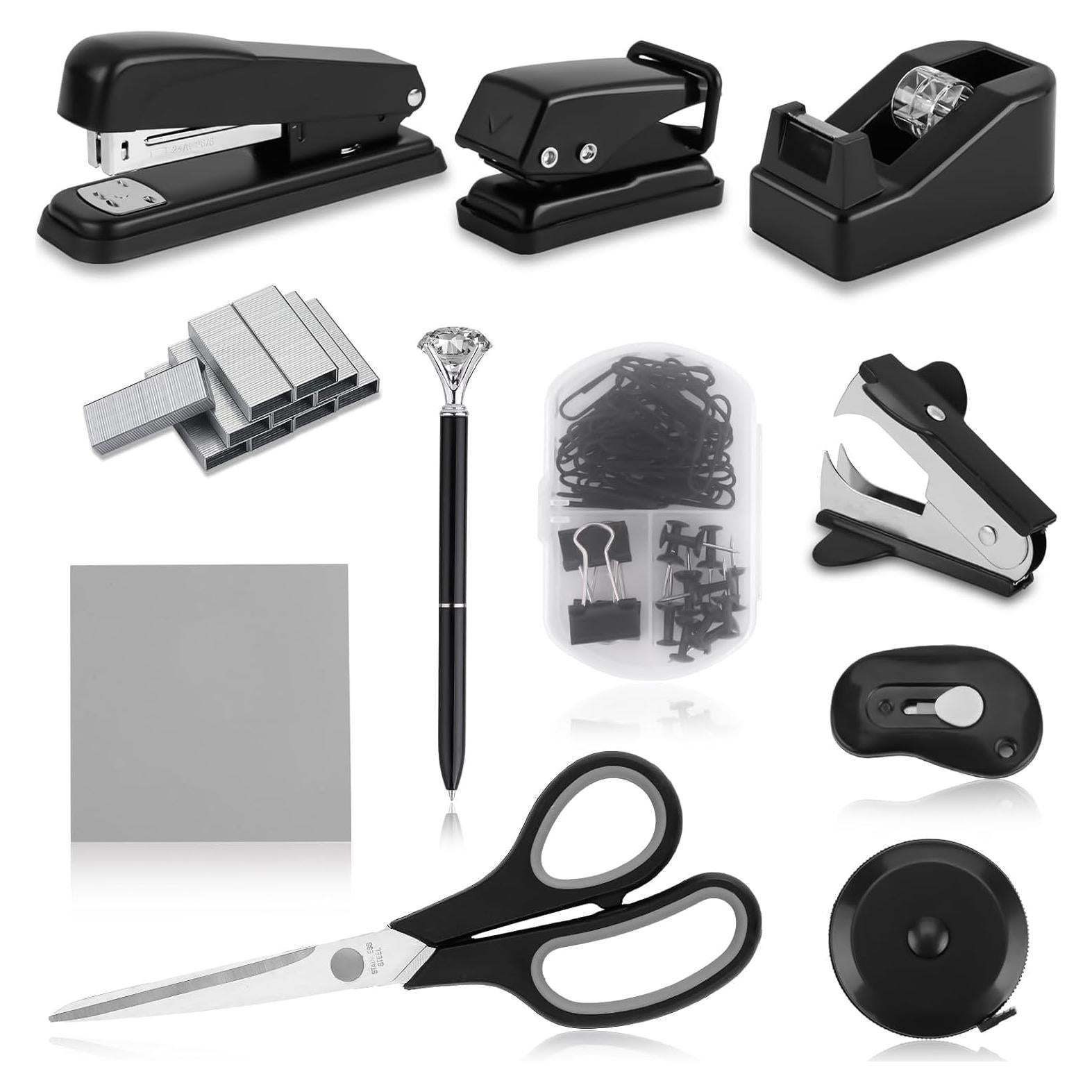 Kit de Accesorios de Escritorio Kogcmeetl Negro 12 Piezas