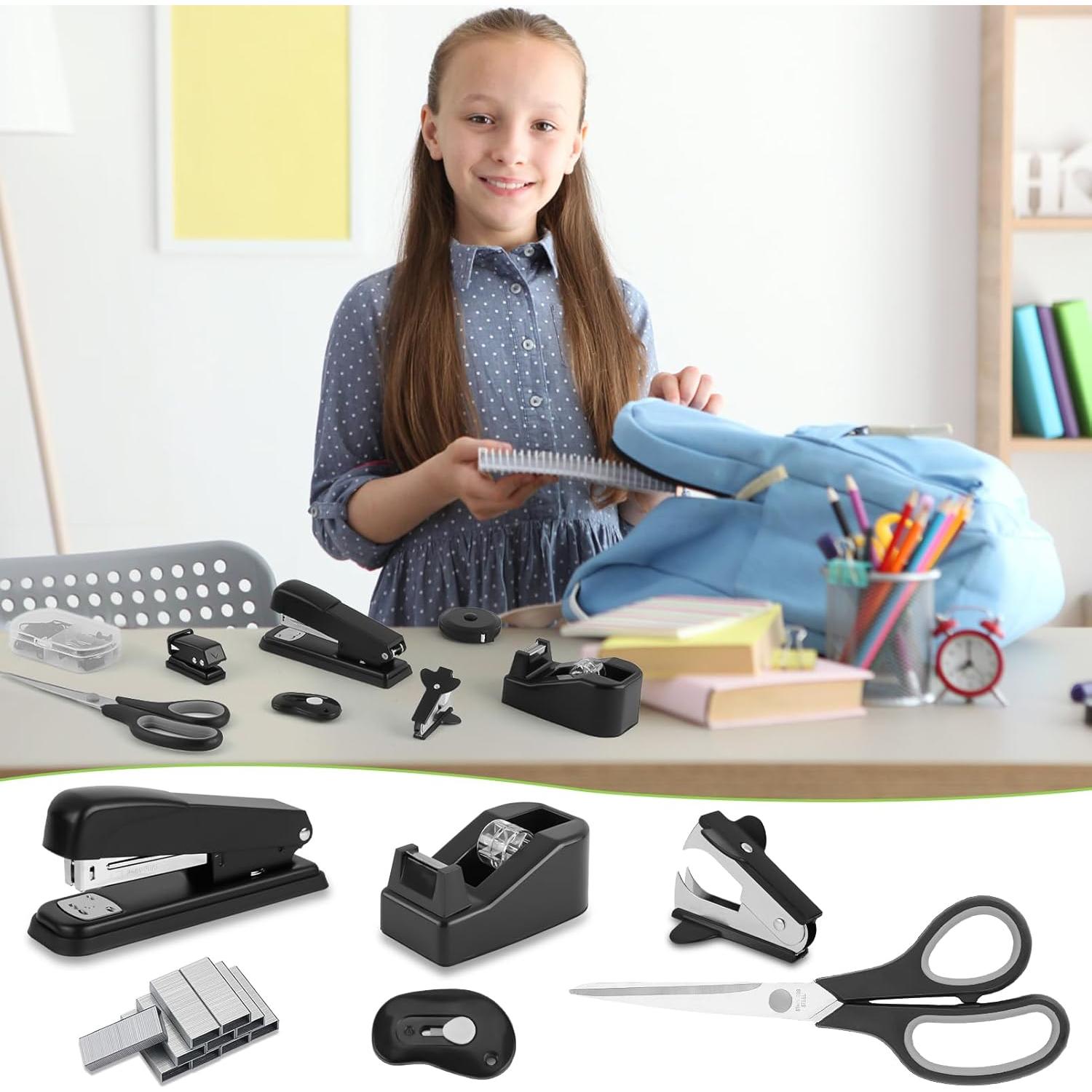 Kit de Accesorios de Escritorio Kogcmeetl Negro 12 Piezas