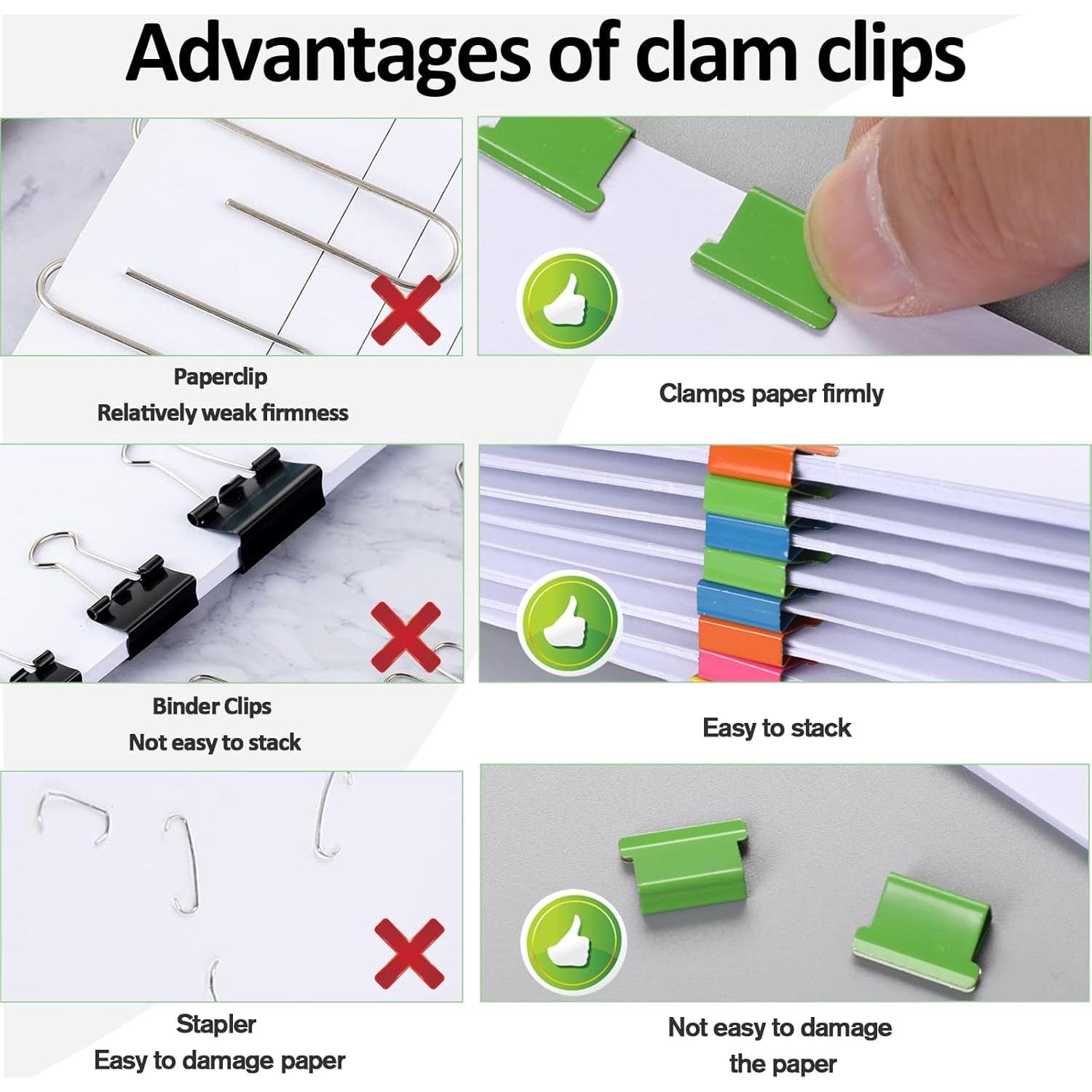 Dispensador de Clips de Papel Styquenzer con 100 Recargas