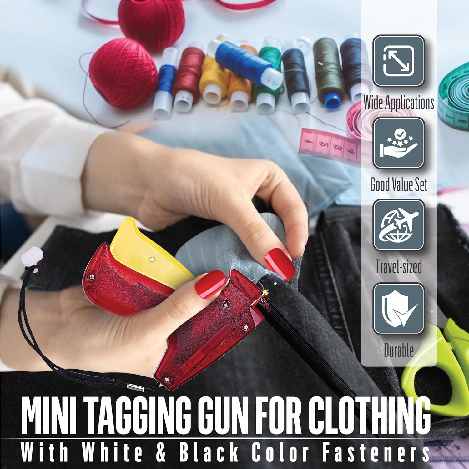 Mini Pistola Adhesiva NAMAPRODX con 4500 Sujetadores - Roja