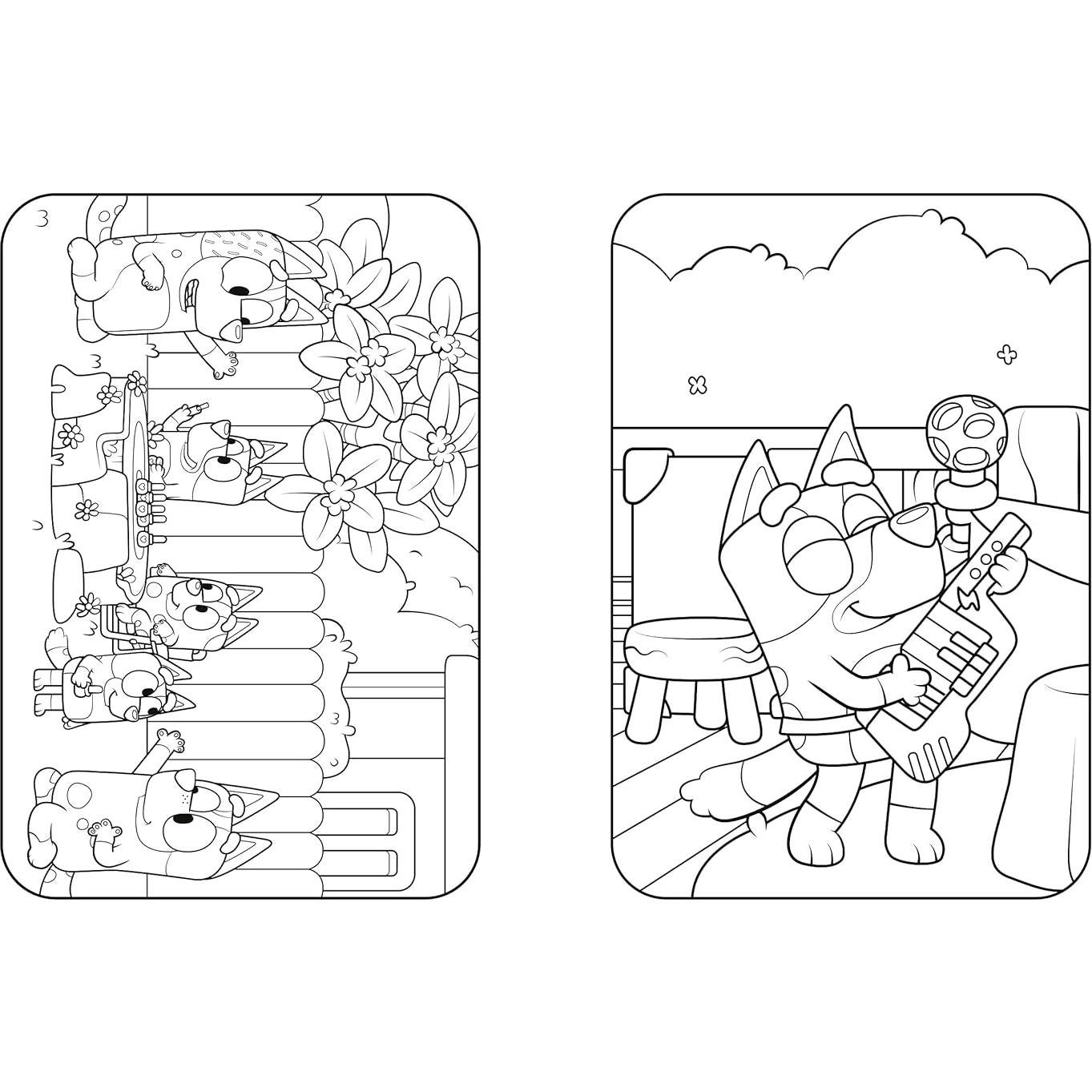 Bluey: Fun and Games: A Coloring Book