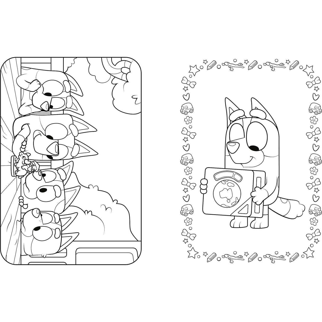 Bluey: Fun and Games: A Coloring Book