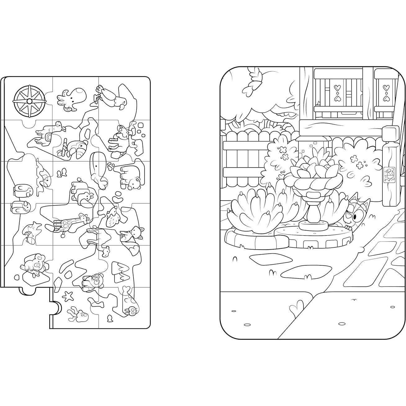 Bluey: Fun and Games: A Coloring Book