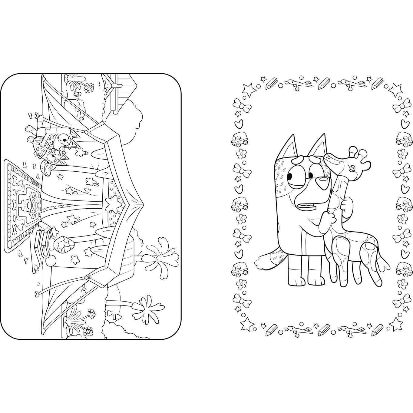 Bluey: Fun and Games: A Coloring Book