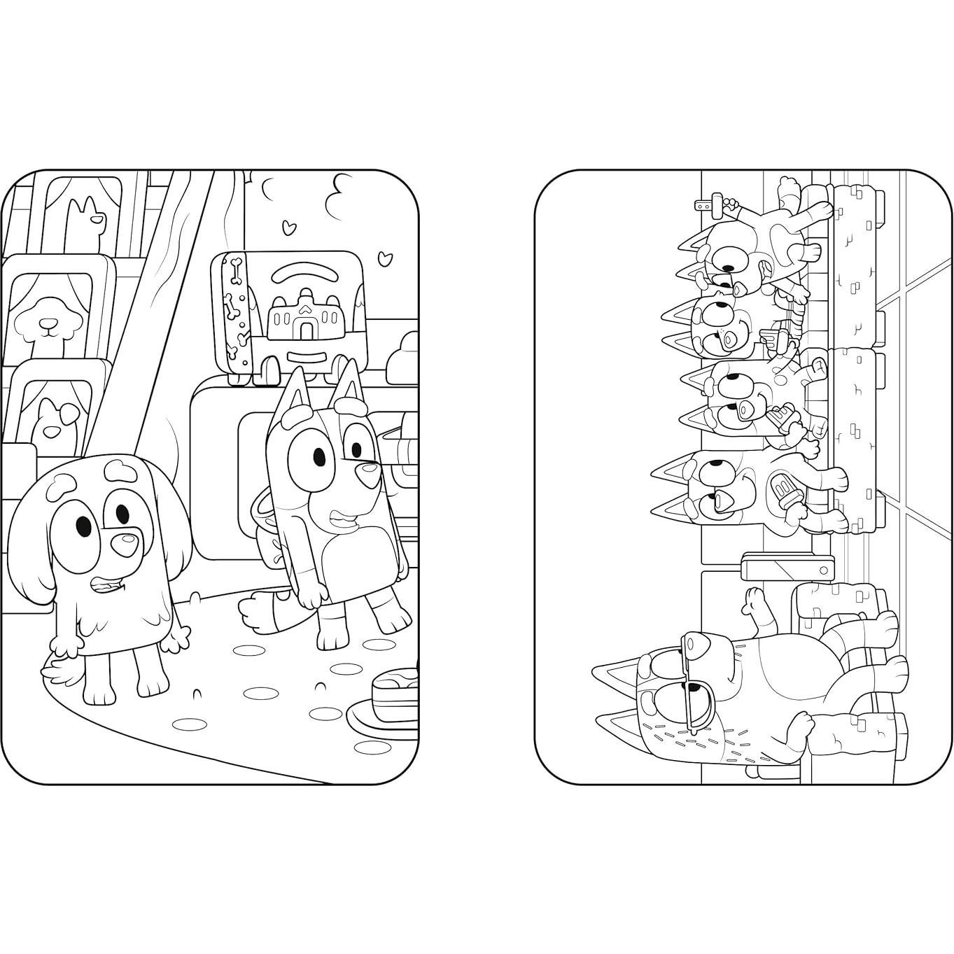 Bluey: Fun and Games: A Coloring Book