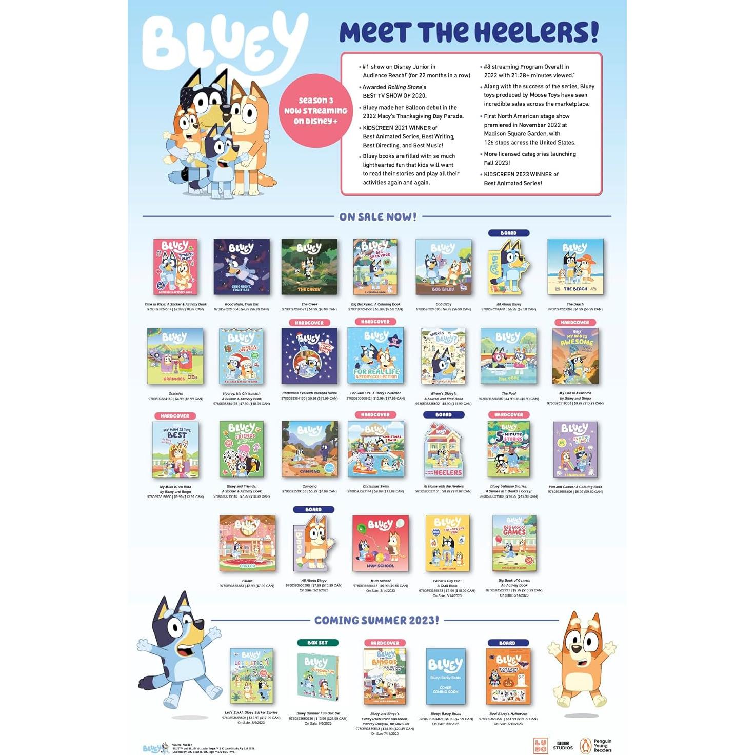 Bluey: Fun and Games: A Coloring Book