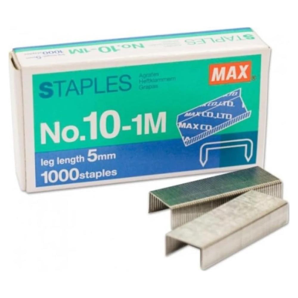 Grapas Mini No. 10 MAX USA CORP. - 1000 unidades