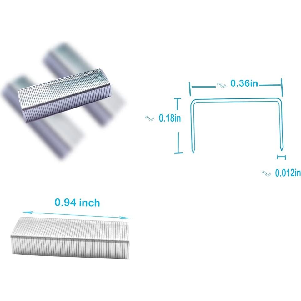 5000 Grapas No.10 HEGANGLY para Grapadoras Mini - 5 Cajas