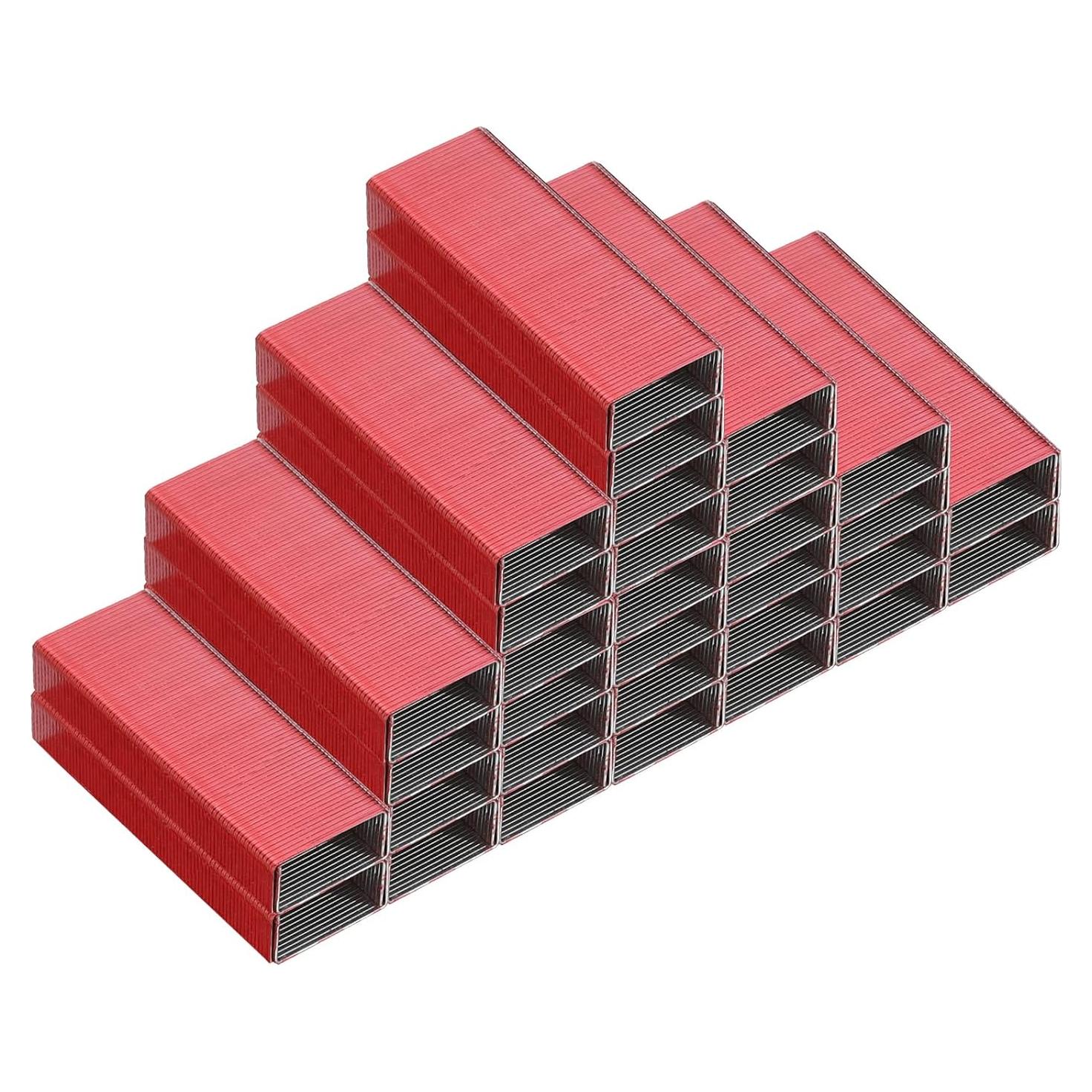 Grapas para Grapadora PATIKIL #10 Rojo 2000 Unidades Sin Atascos