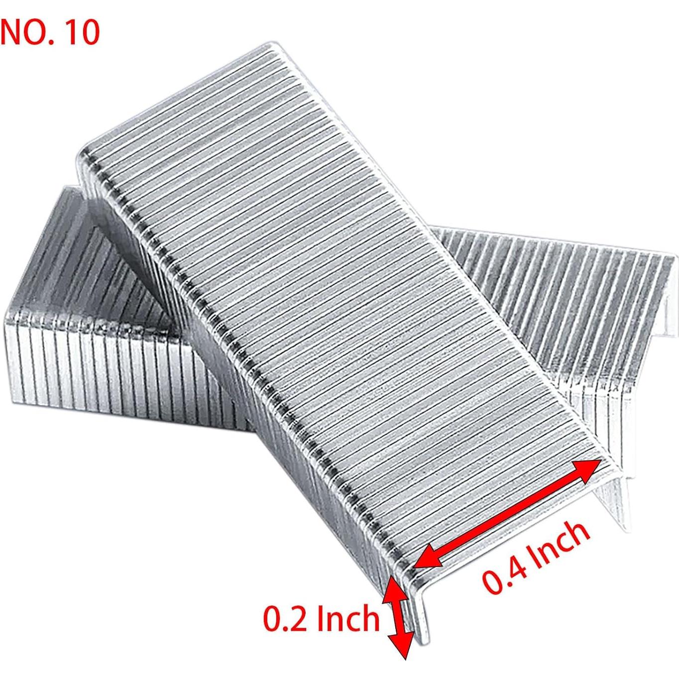 10000 Grapas Mini 10# Acero Inoxidable YIKANGHENG 1.02x0.51cm