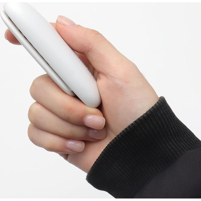 Grapadora Mini Blanca NatSumeBasics con 1000 Grapas Rosa