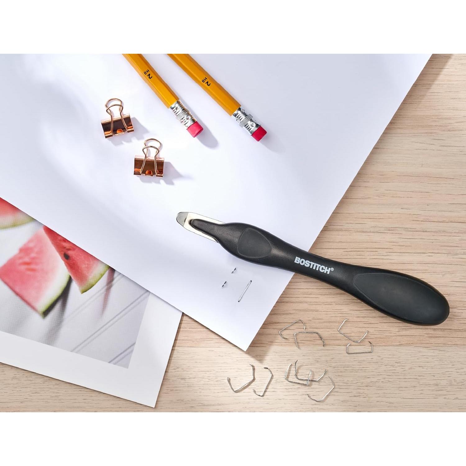 Grapadora Bostitch Titan Metal Negra 50 Hojas Sin Atascos