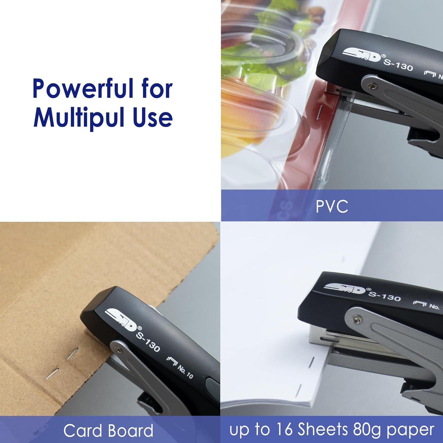 Grapadora de Mano Carimee Metal Resistente Negra NO.10