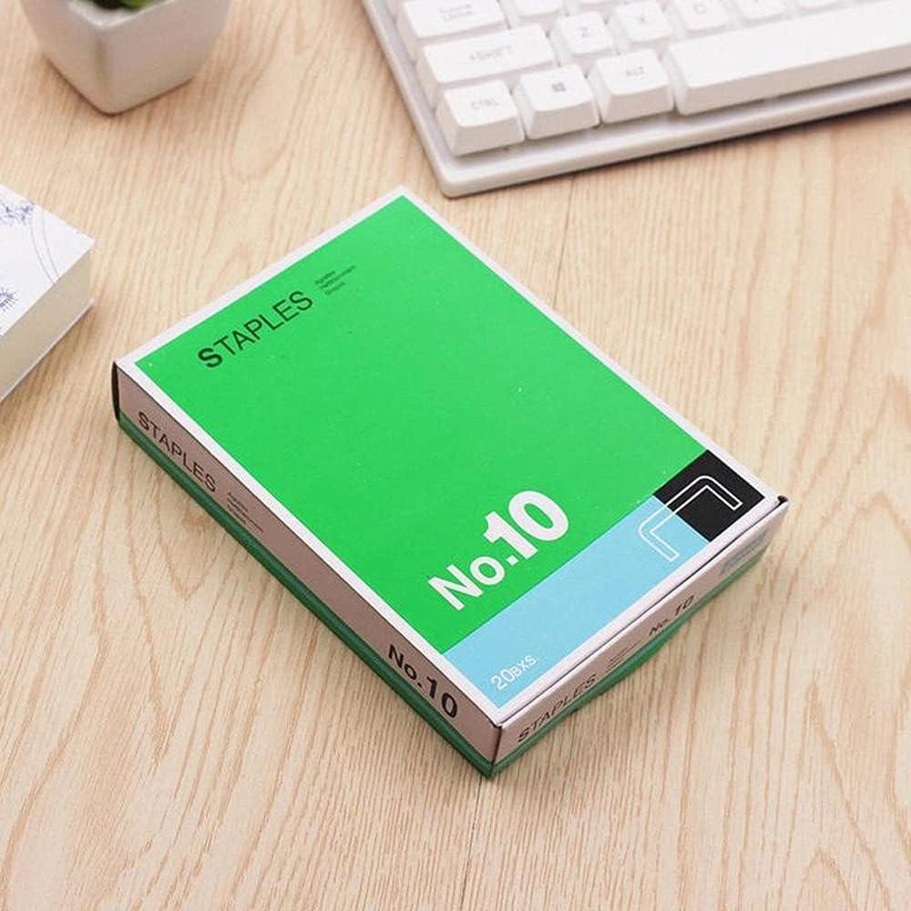 Caja de Grapas Mini Metálicas Enyolidimk 1000 Pcs No. 10-1M