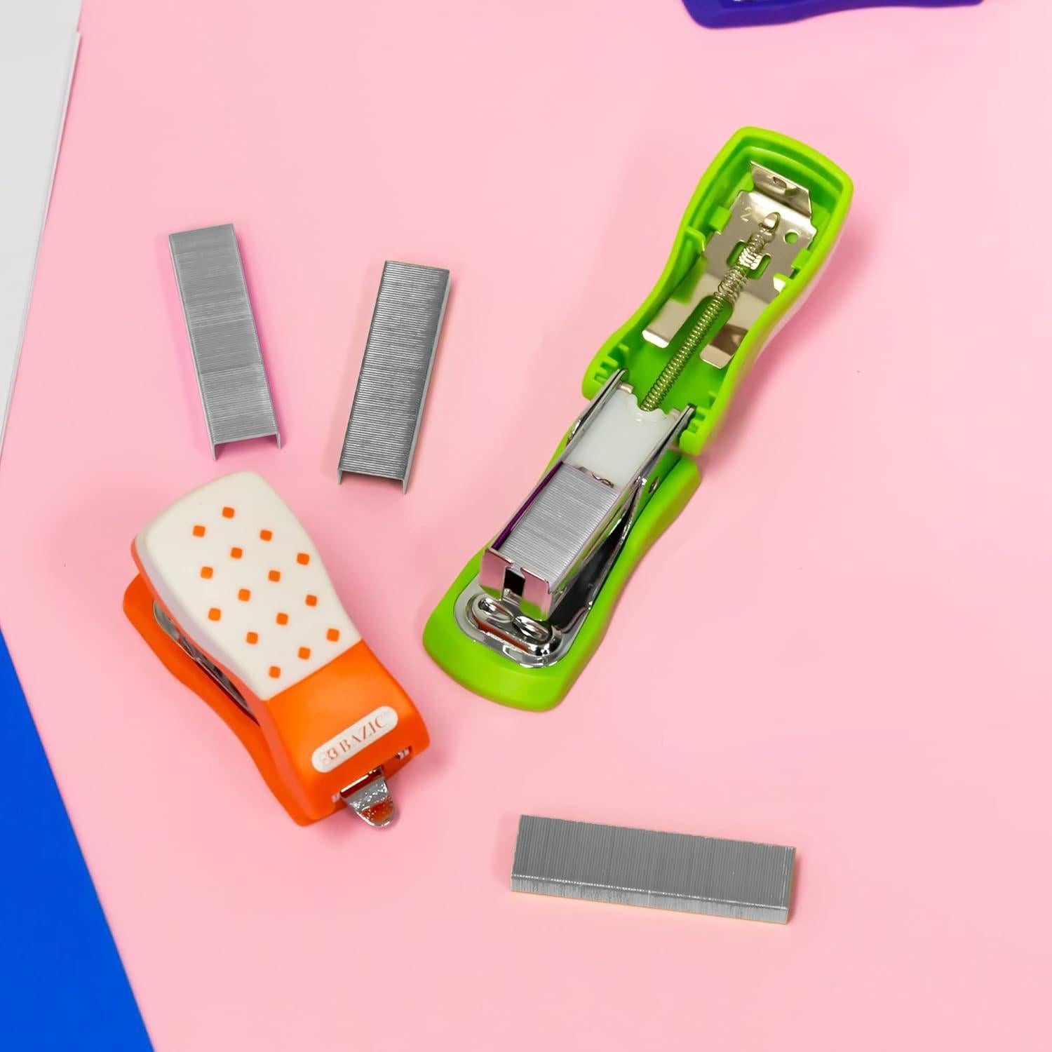 Grapas Estándar BAZIC 5000 Unidades 26/6 Plateadas