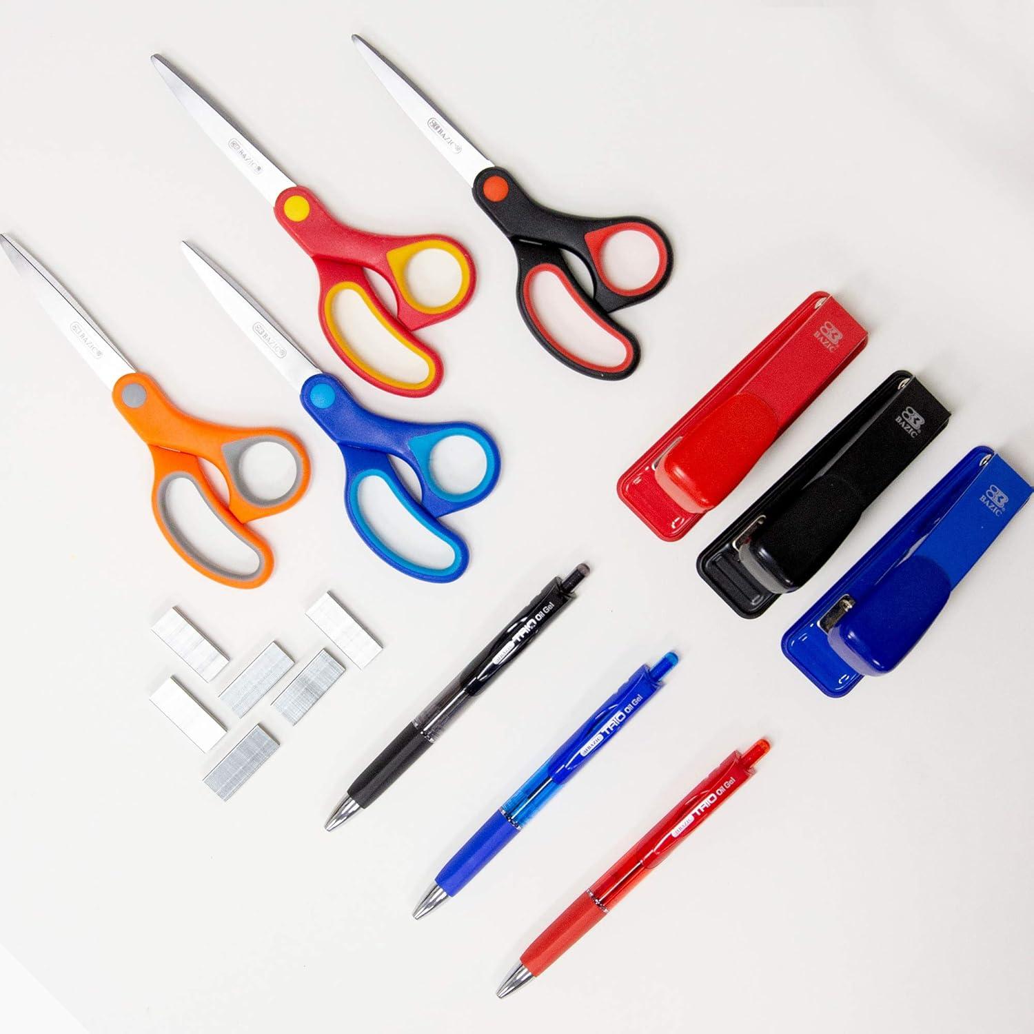 Grapas Estándar BAZIC 5000 Unidades 26/6 Plateadas