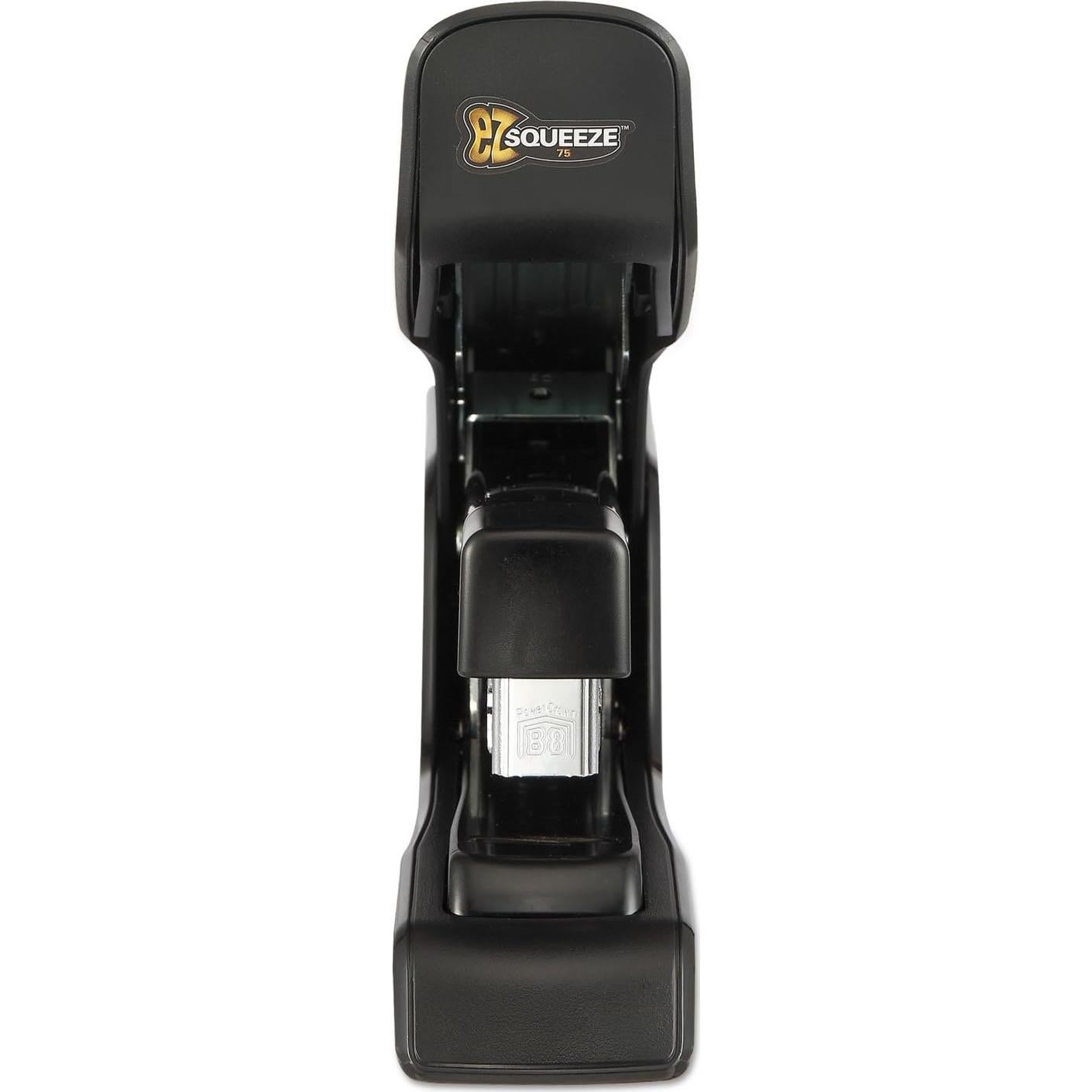 Grapadora Bostitch EZ Squeeze 75 Hojas Clinch Plano Negra