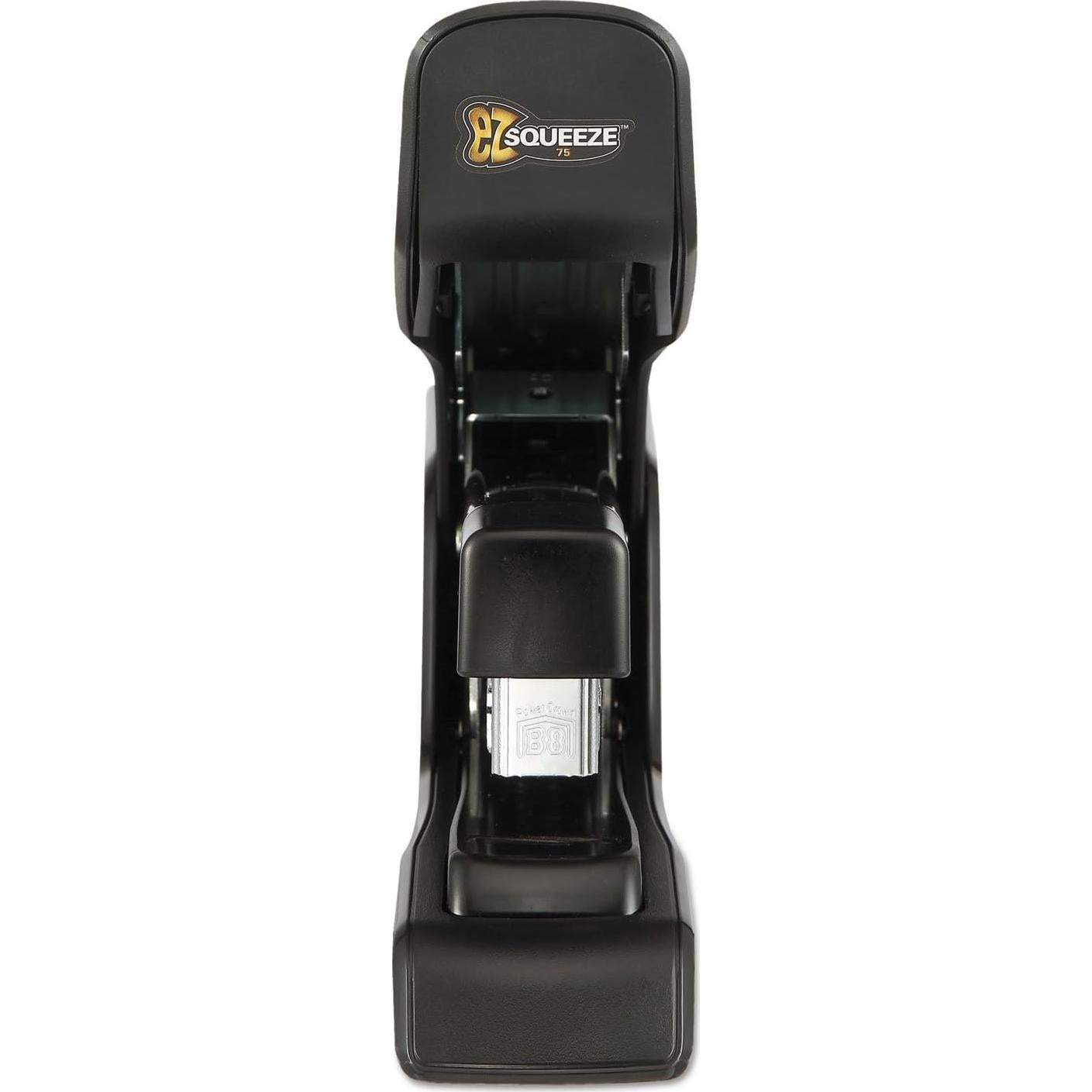 Grapadora Bostitch EZ Squeeze 75 Hojas Clinch Plano Negra