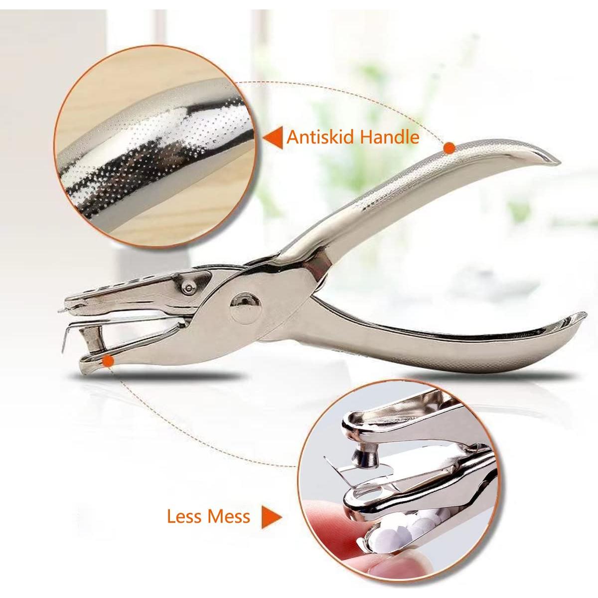 Perforadora de Papel HZMM 2 Pcs 1/4 y 1/8 Pulgada 8 Hojas