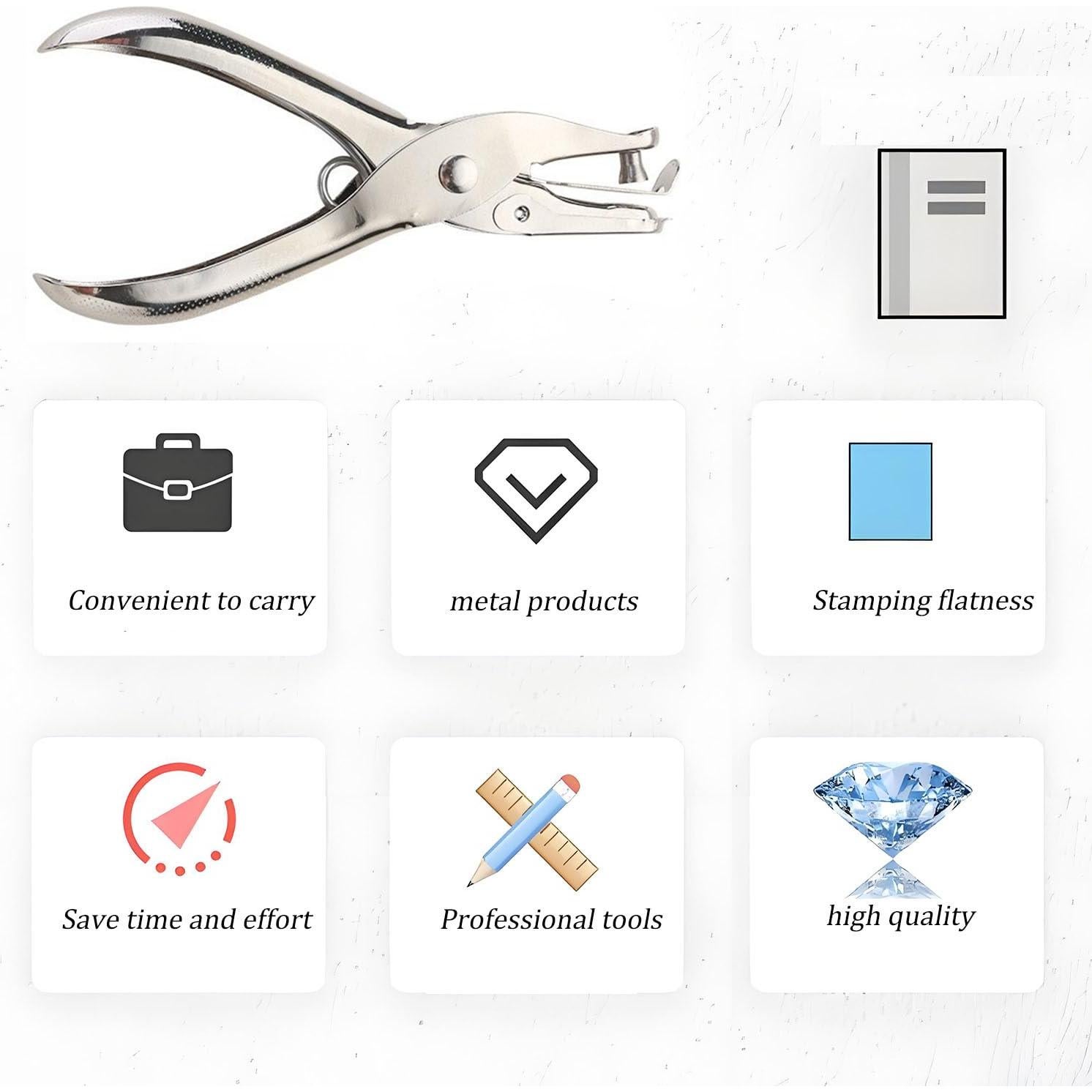 Perforador de Agujeros TENOC PPHS01SL Acero 6mm Oficina