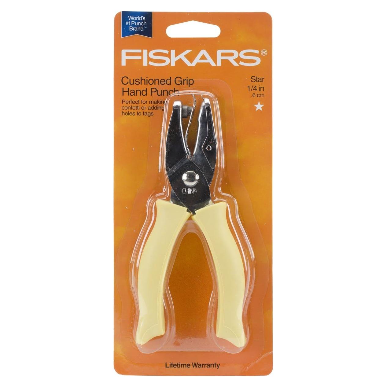 Perforadora de Mano Fiskars Estrella 0.64 cm Amarillo