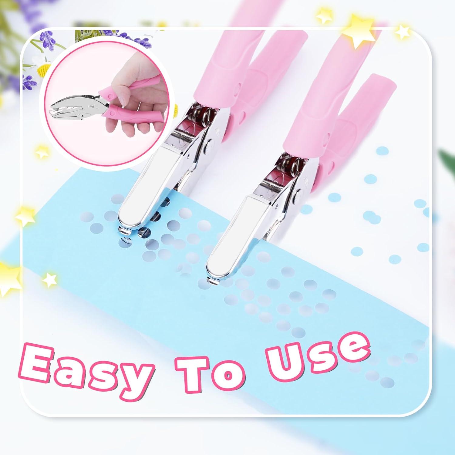 Juego de 3 Perforadoras de Papel UCEC - Círculos 1.5/3/6 mm