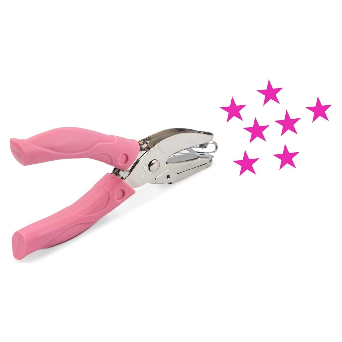 Perforadora de papel Krastmon estrella 16 cm con mango suave