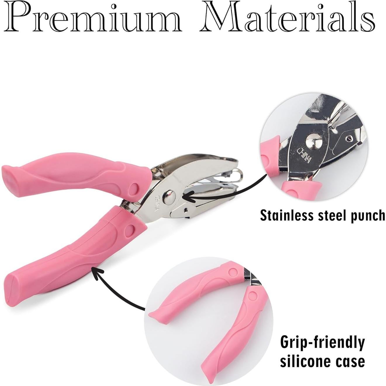 Perforadora de papel Krastmon estrella 16 cm con mango suave