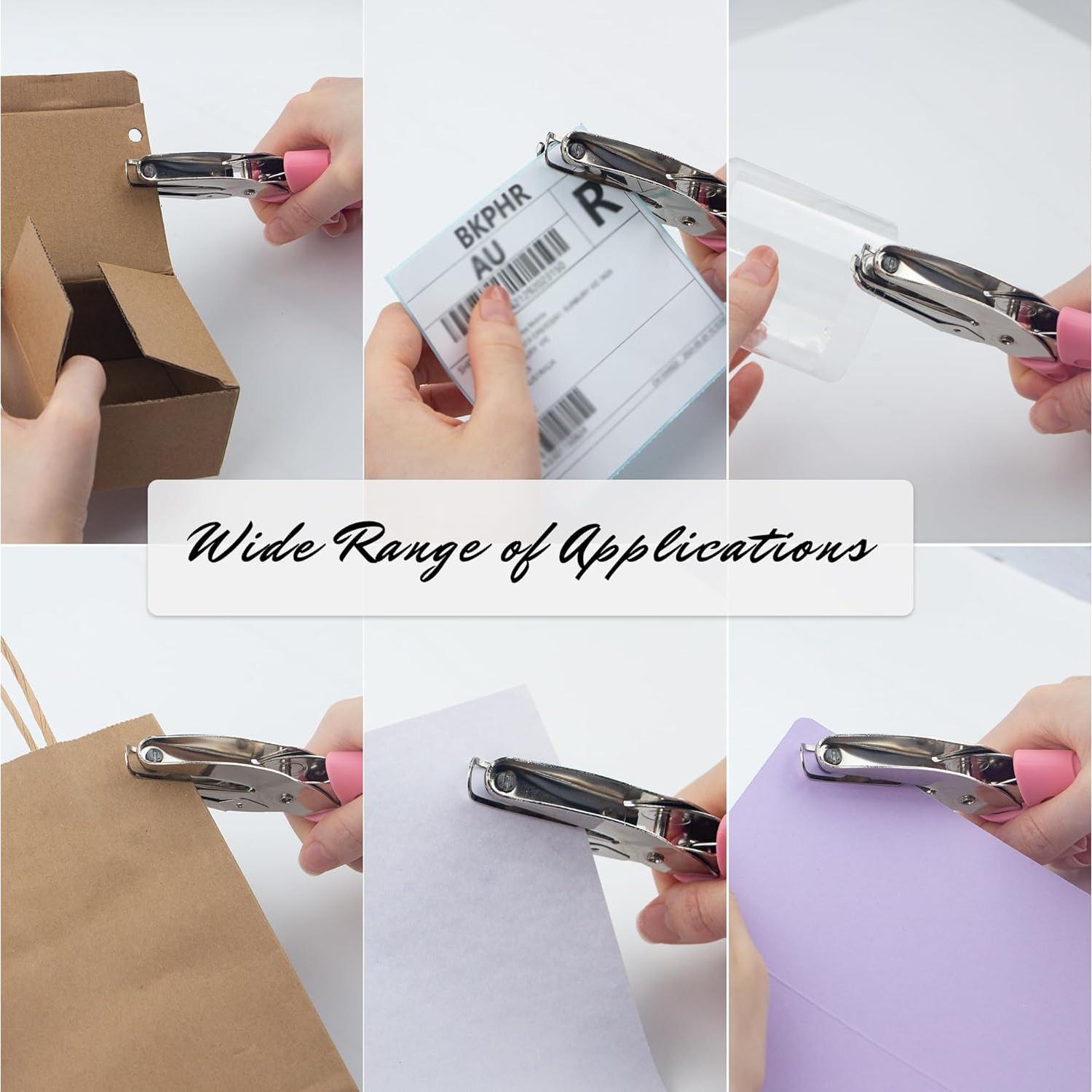 Perforadora de papel Krastmon estrella 16 cm con mango suave