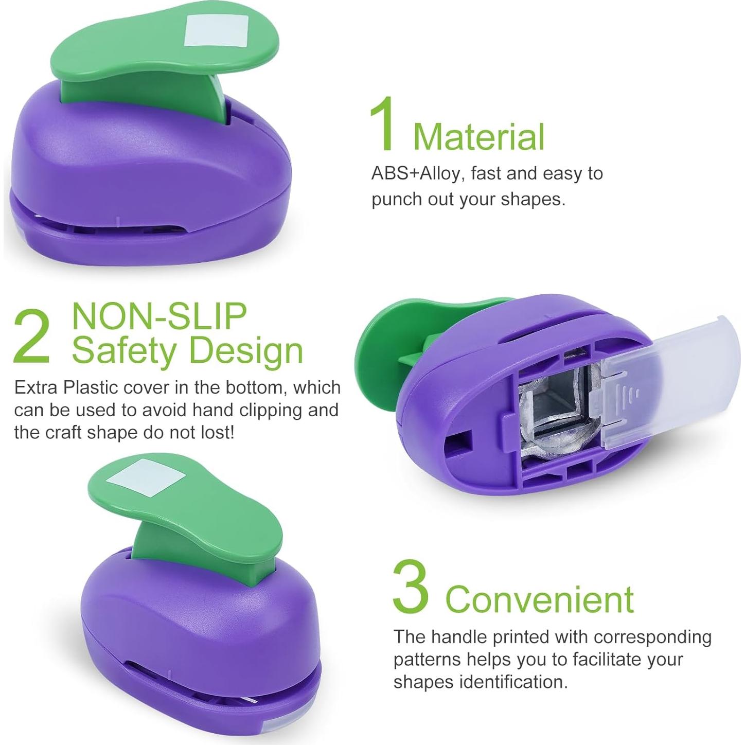 Perforadora de agujero cuadrado UCEC 1 pulgada para manualidades
